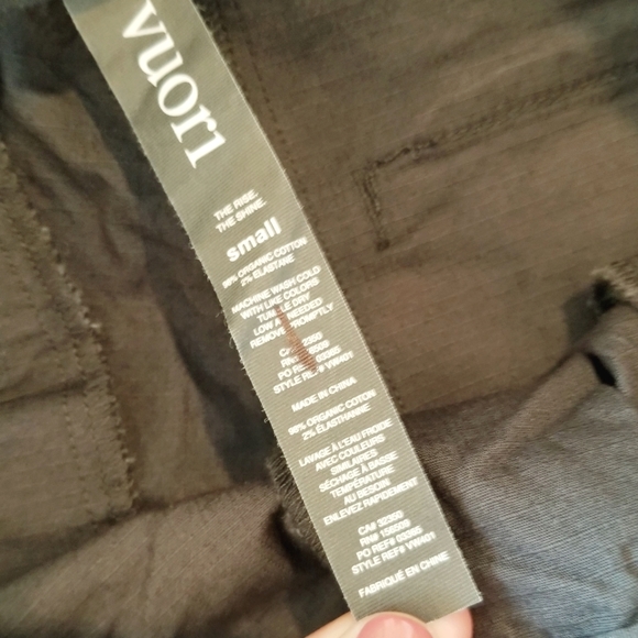 Vuori Women's Ripstop Pant Two Way Organic Stretch Charcoal NWT Athleisure Small - Picture 5 of 16